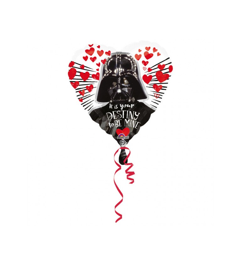 Balonek Darth Vader - srdce