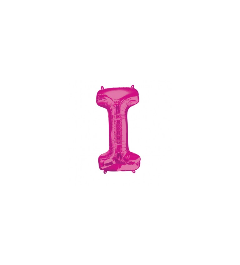Balonek "I" - růžový