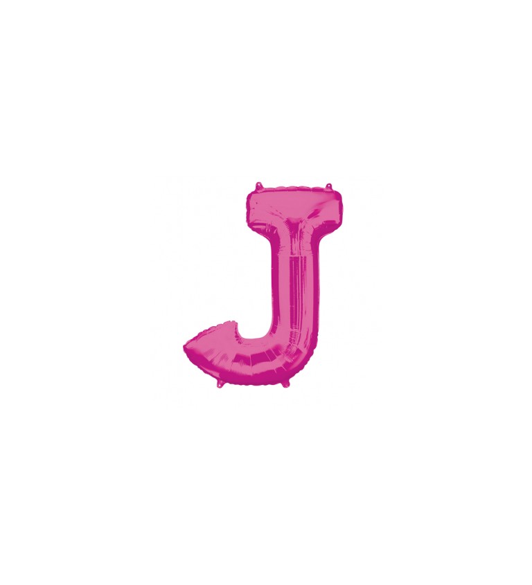 Balonek "J" - růžový