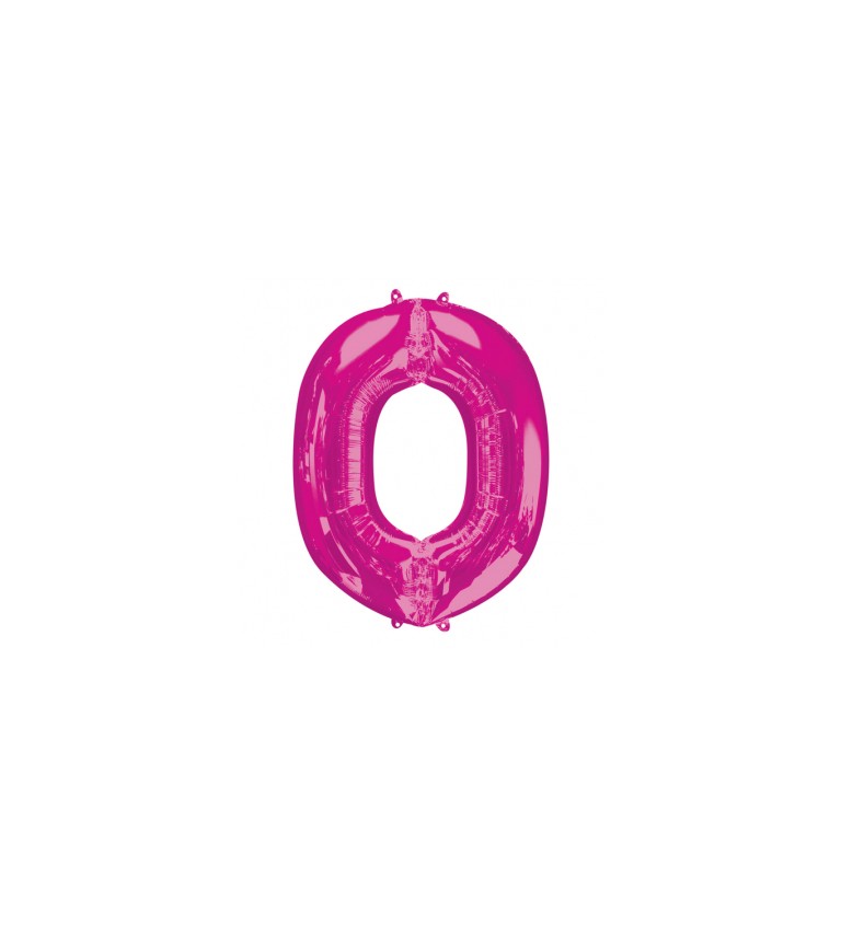 Balonek "O" - růžový