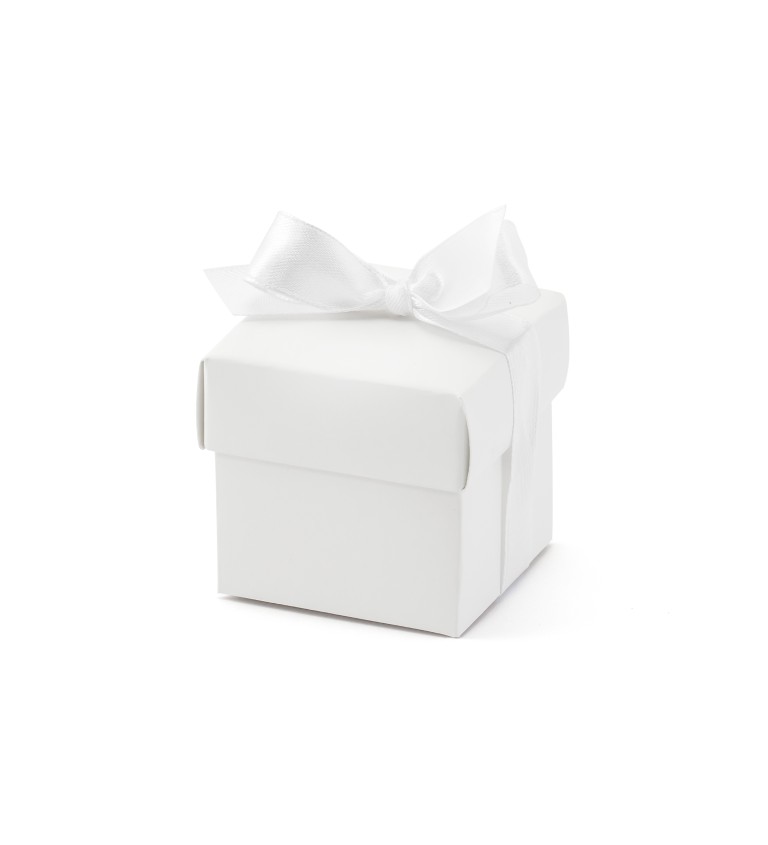 Dárková krabička bílá - 10 ks