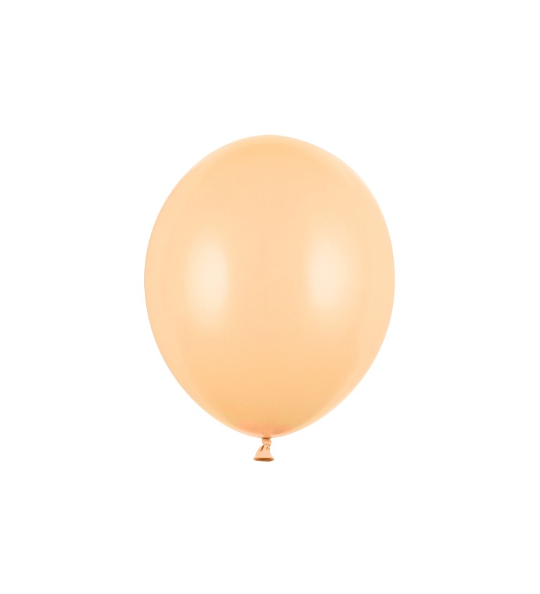 Balónek pastelový - světle oranžový 10 ks