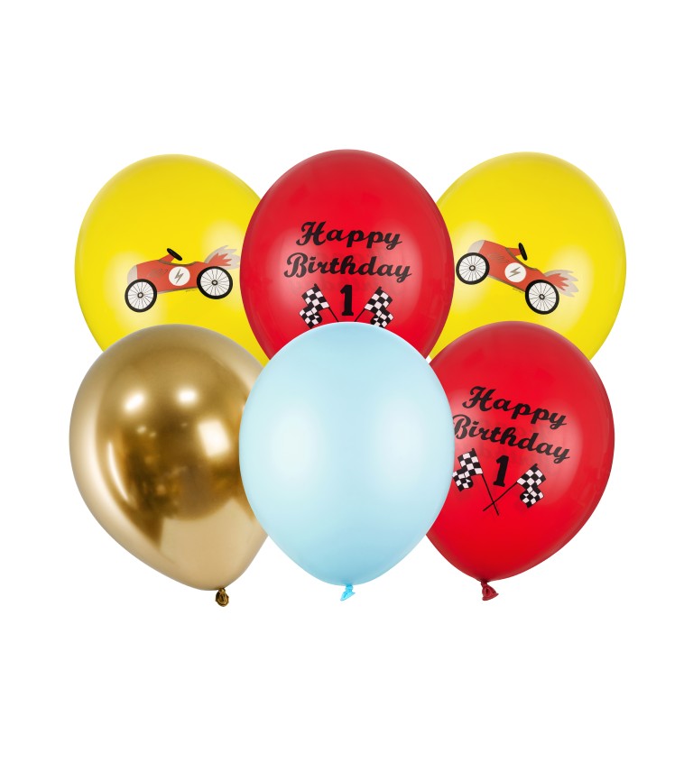 Balónek Happy Birthday sada