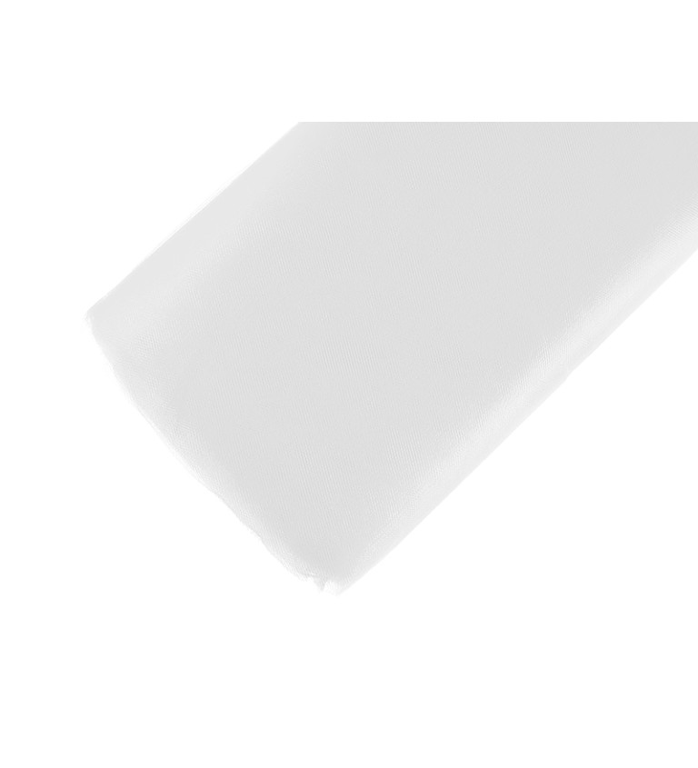 Dekorativní tyl - bílý (50 m)
