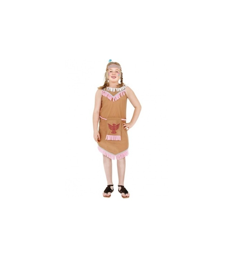 Dětský kostým "Indiánka deluxe"
