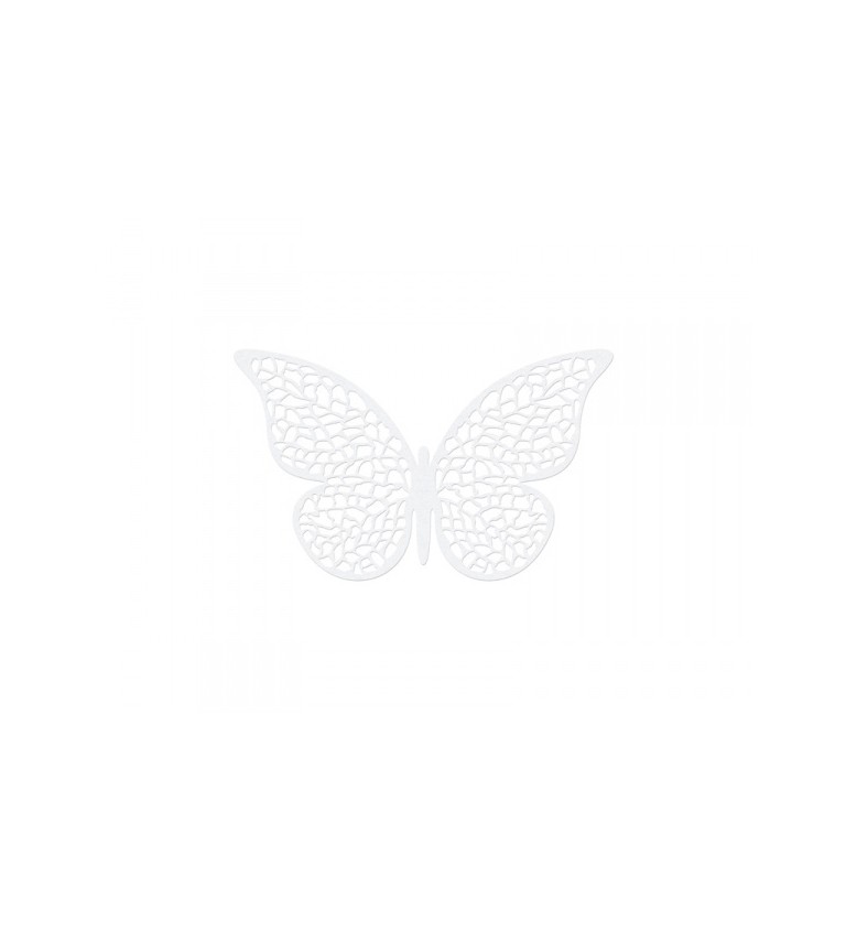 Papíroví krajkoví motýlci ll mini - 10ks