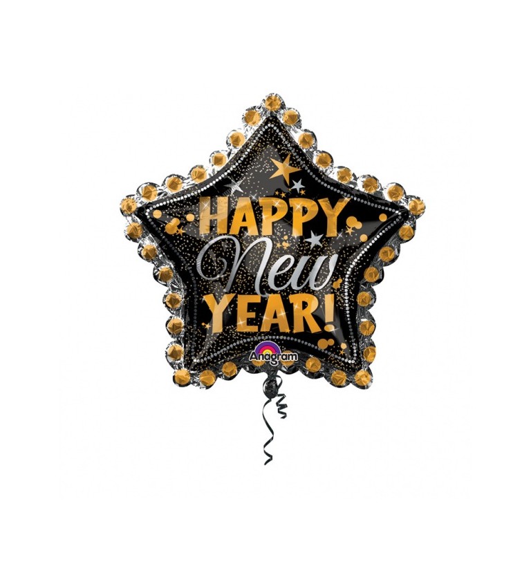 Balonek Nový rok VII - fóliový