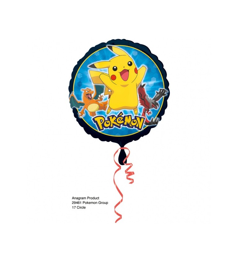 Balonek Pokémoni - kulatý