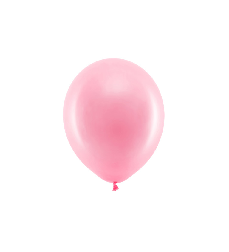 Růžové balónky - pastelové
