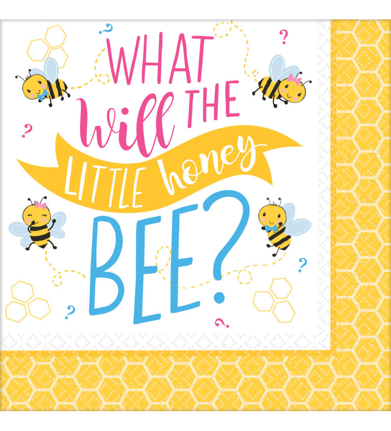 Ubrousky velké - motiv včel a medu