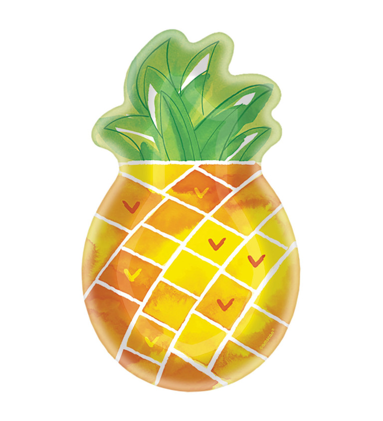 Talířky - tvar ananasu