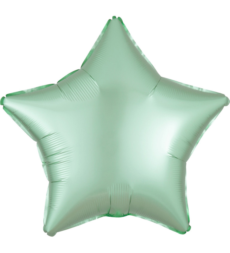 Balónek zelená hvězdička