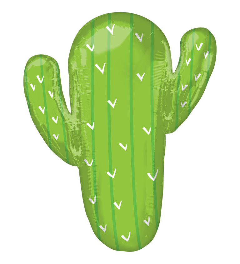 Balónek fóliový - kaktus