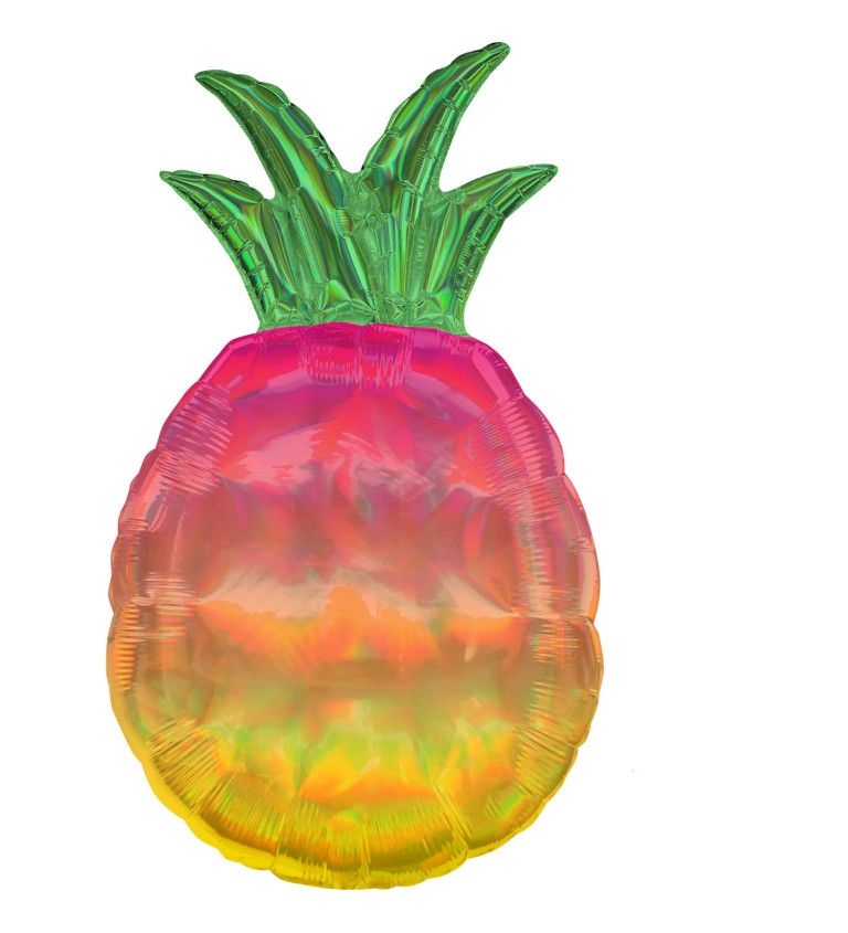 Fóliový balónek - barevný Ananas