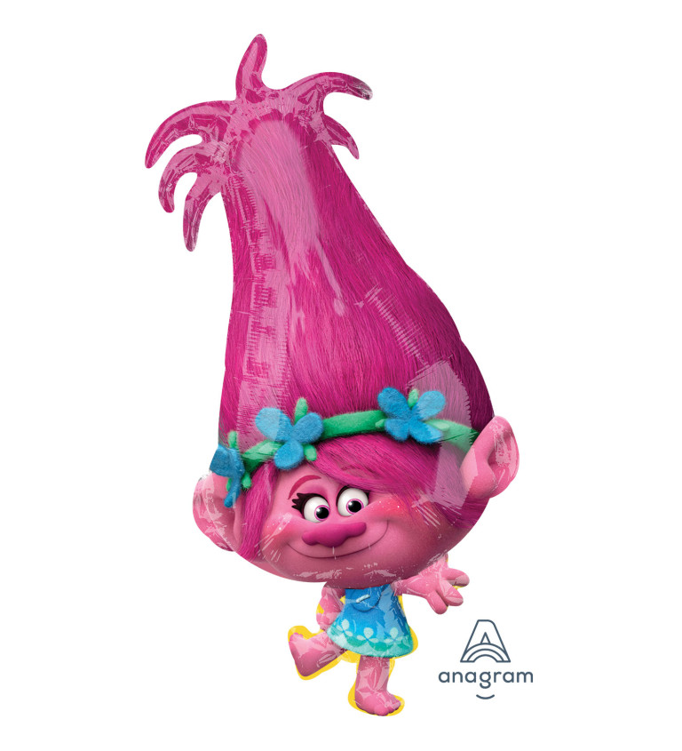 Fóliový balónek -  Trolls Poppy