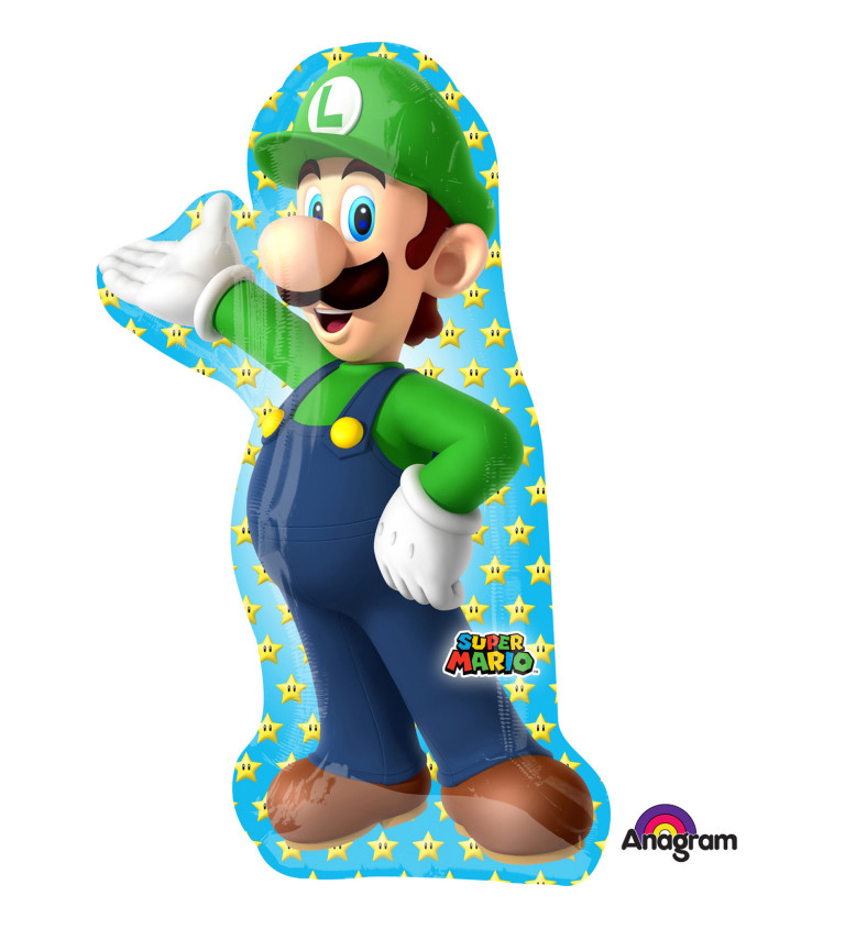 Fóliový balónek - Luigi