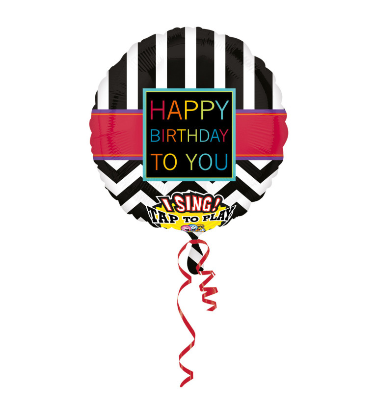 Zpívajicí balónek - happy birthday