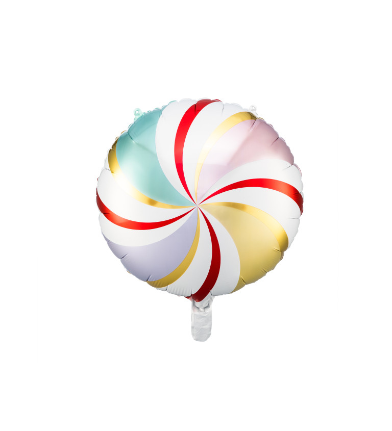 Fóliový balónek barevný bonbón