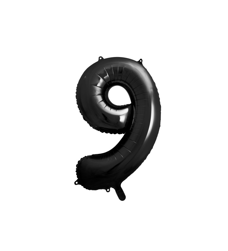 Balonek číslo 9 - Černý