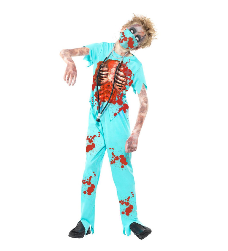 Klučičí kostým - zombie doktor