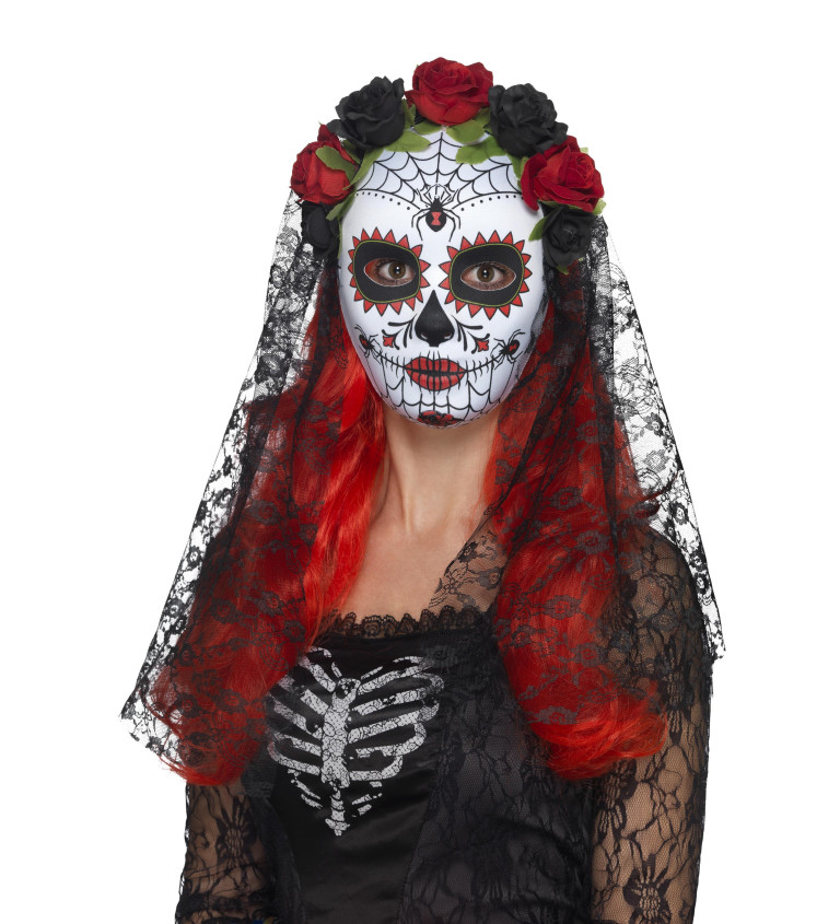 Halloweenská maska Muerta