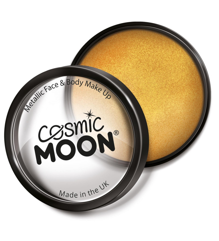 Barva na obličej a tělo Cosmic Moon-metalicky zlatá