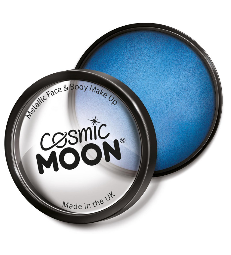 Barva na obličej a tělo Cosmic Moon-metalicky modrá