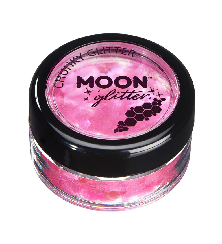 Moon třpytky - růžové