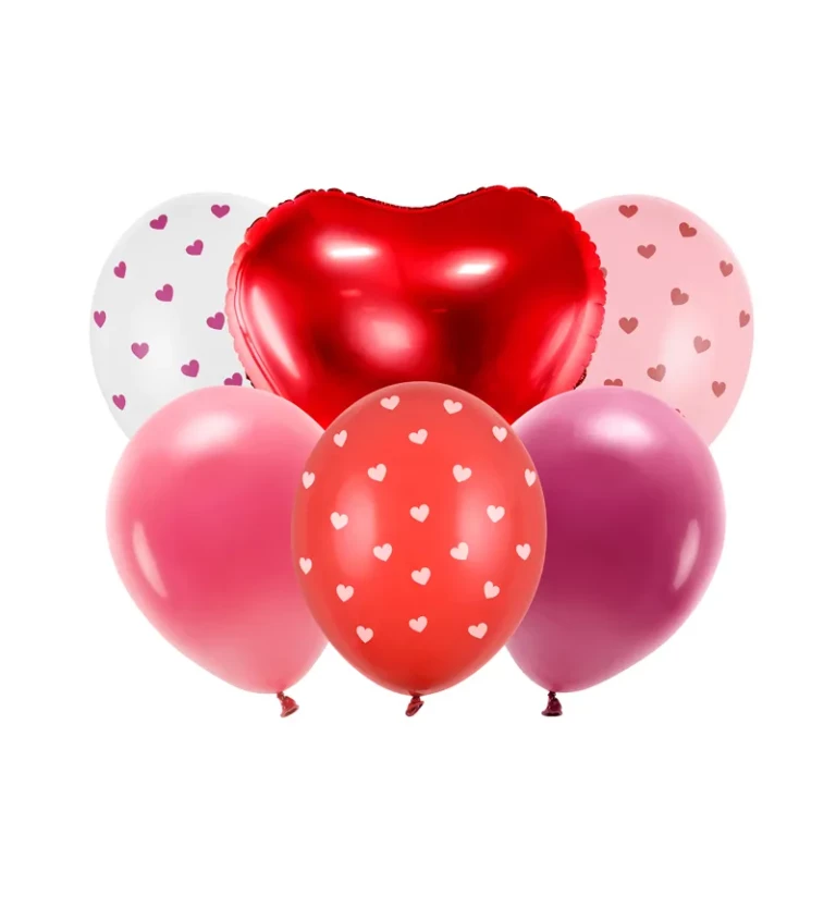 Sada valentýnské balonky
