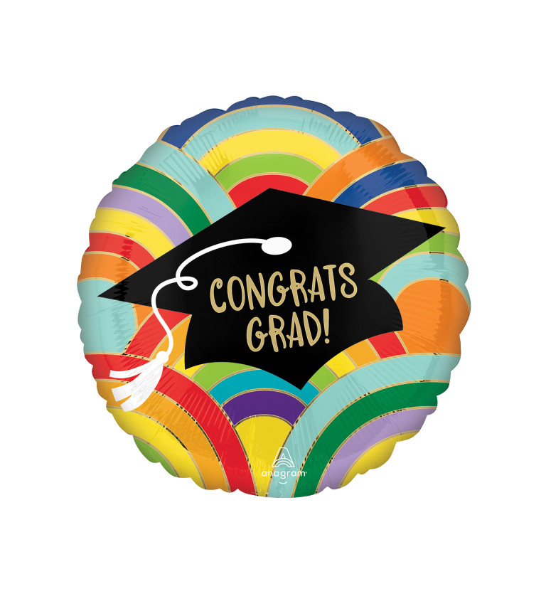 Fóliový balónek - Congrats Grad!