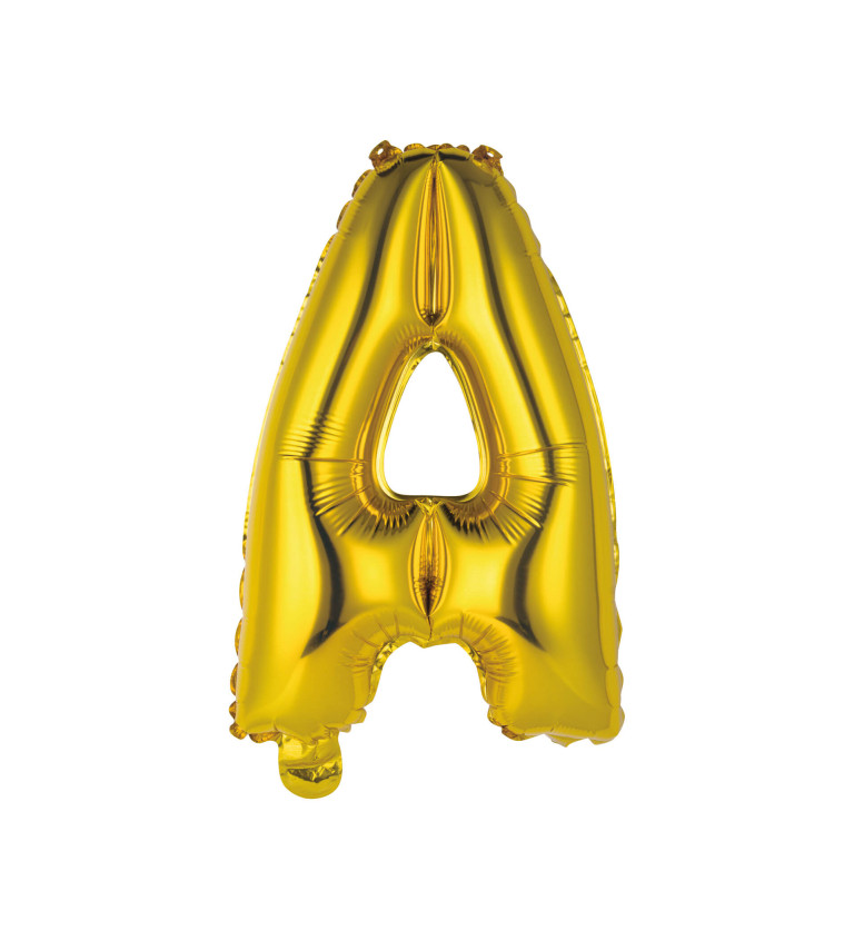 Fóliový balónek - zlaté písmeno A