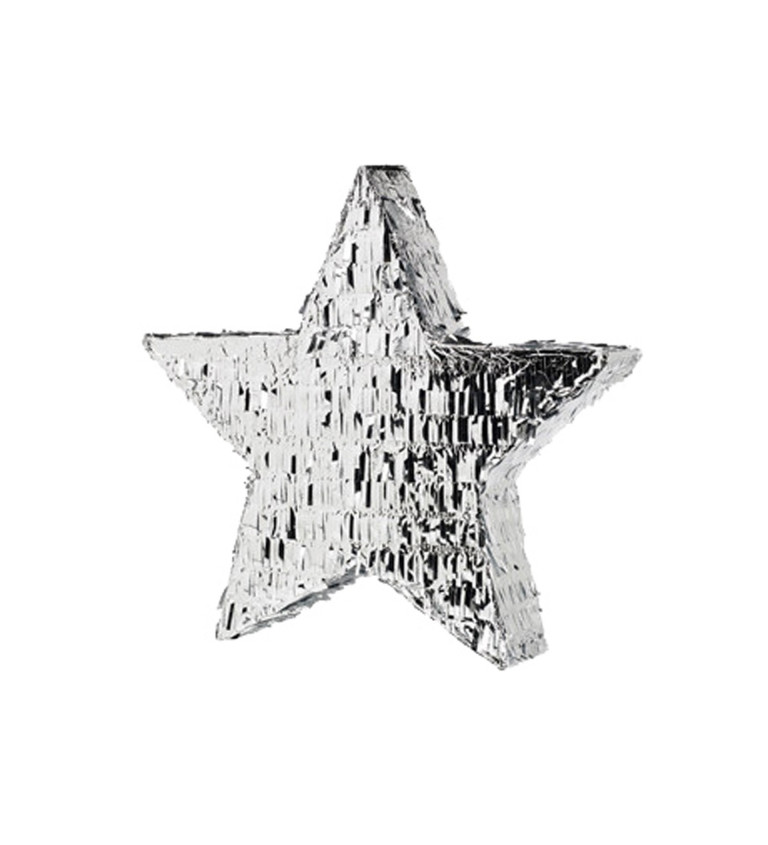 Stříbrná hvězda - piňata