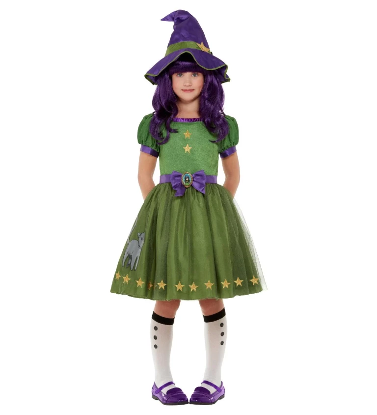 Krásná čarodějka - dívčí kostým