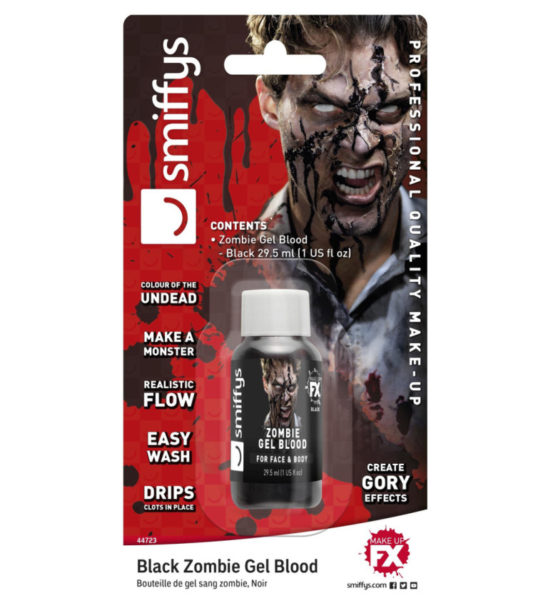 Zombie černá krev deluxe