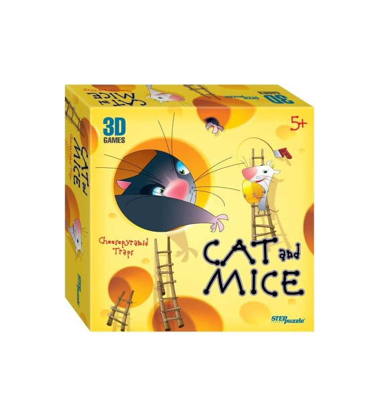 Kočka a myšky - 3D
