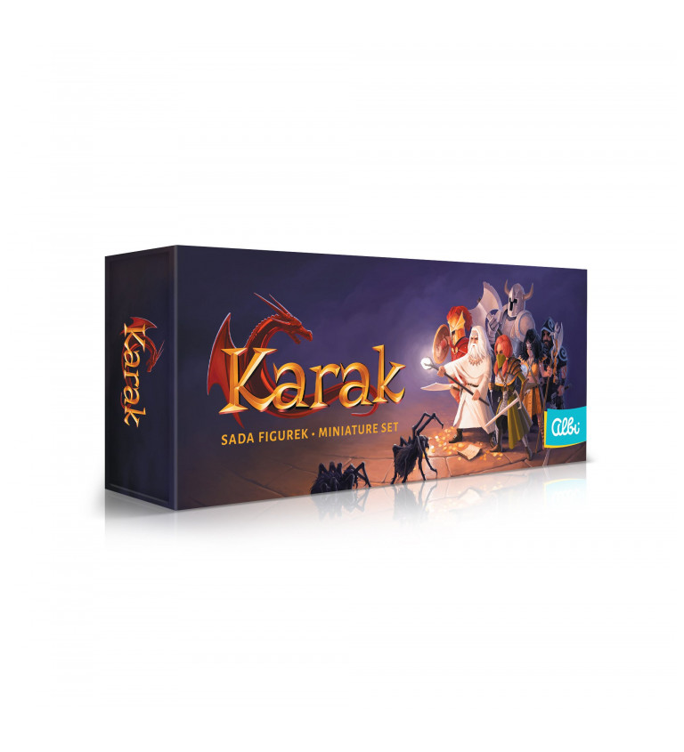 Stolní společenská hra - Karak - sada 6 figurek