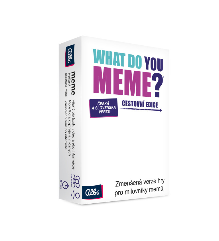 Stolní společenská hra - What Do You Meme - Cestovní edice