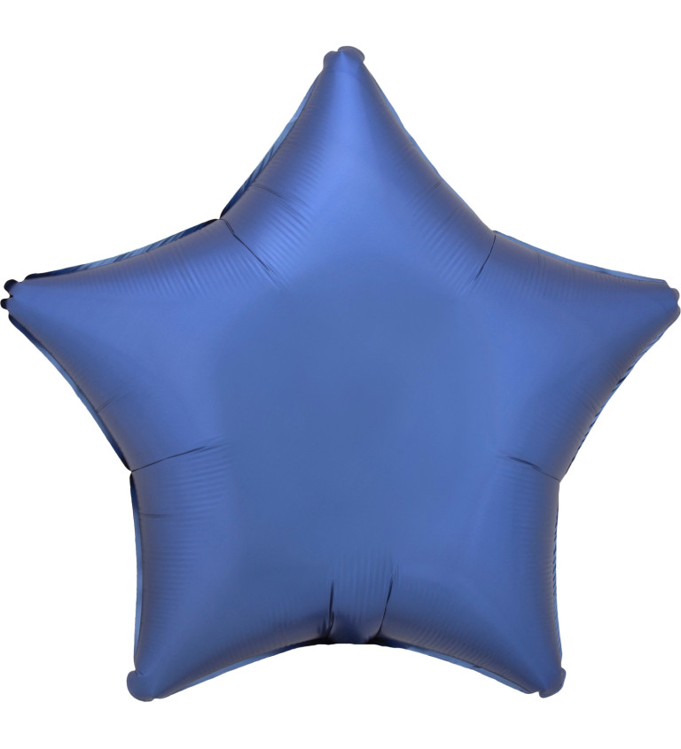 Fóliový balónek - modrá hvězda