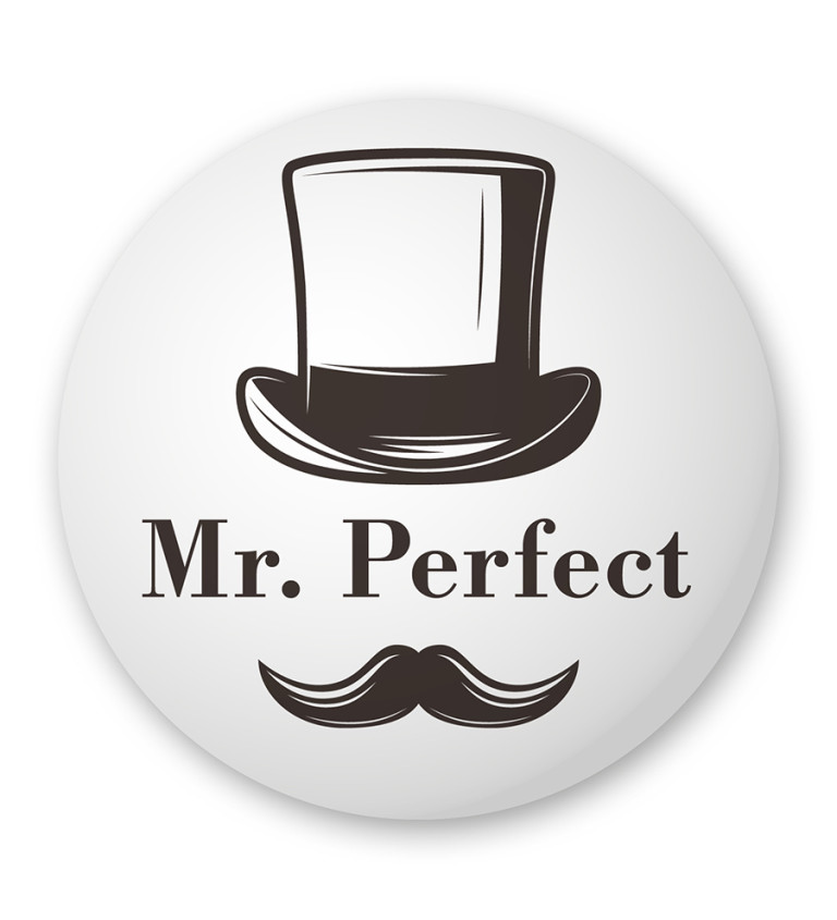 Odznáček - Mr. Perfect