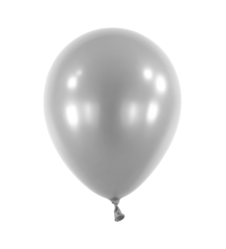 Latexové balónky - stříbrné