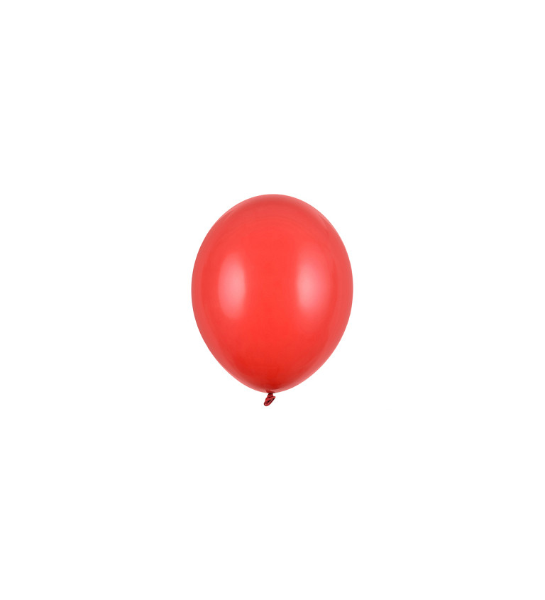 Latexové pastelové červené balónky