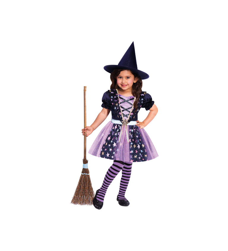 Magická čarodějka dětský kostým