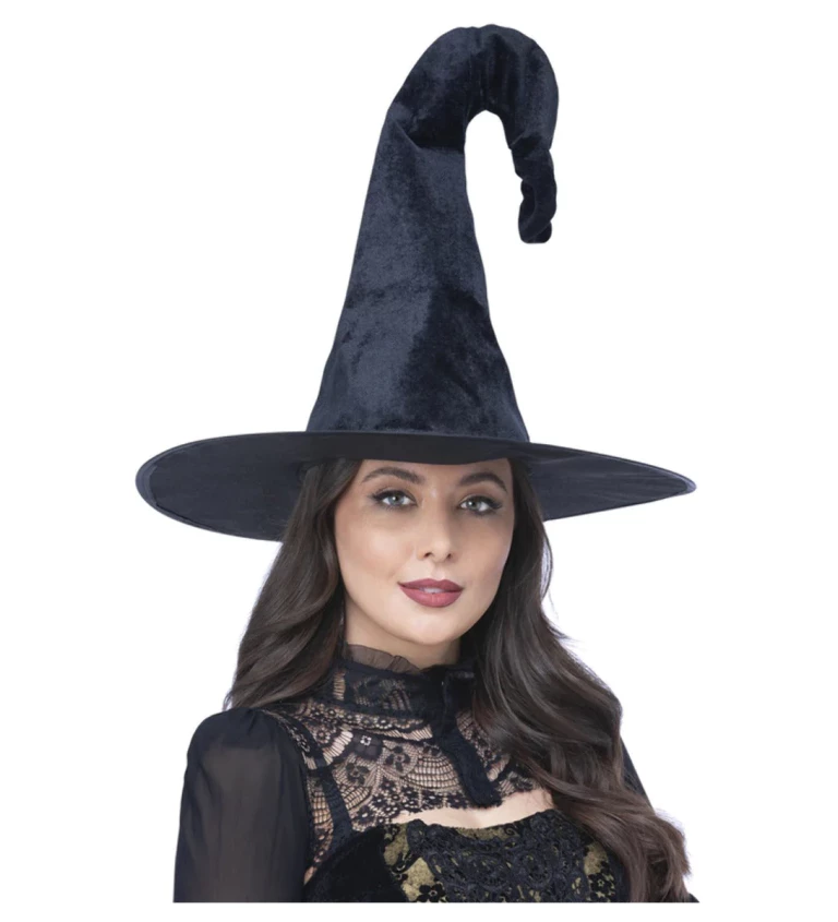 Zahnutý čarodějnický klobouk