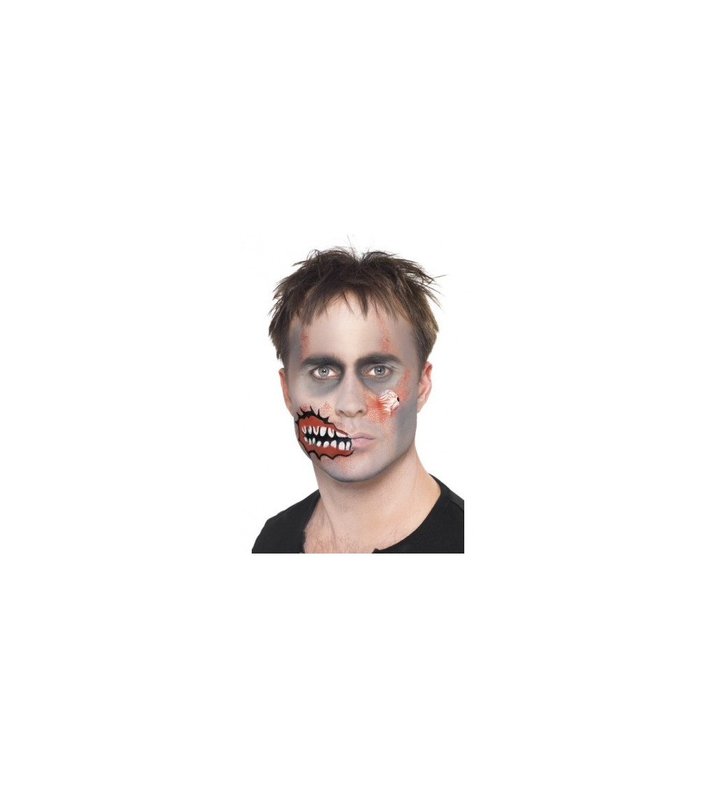 Strašidelný zombie make-up