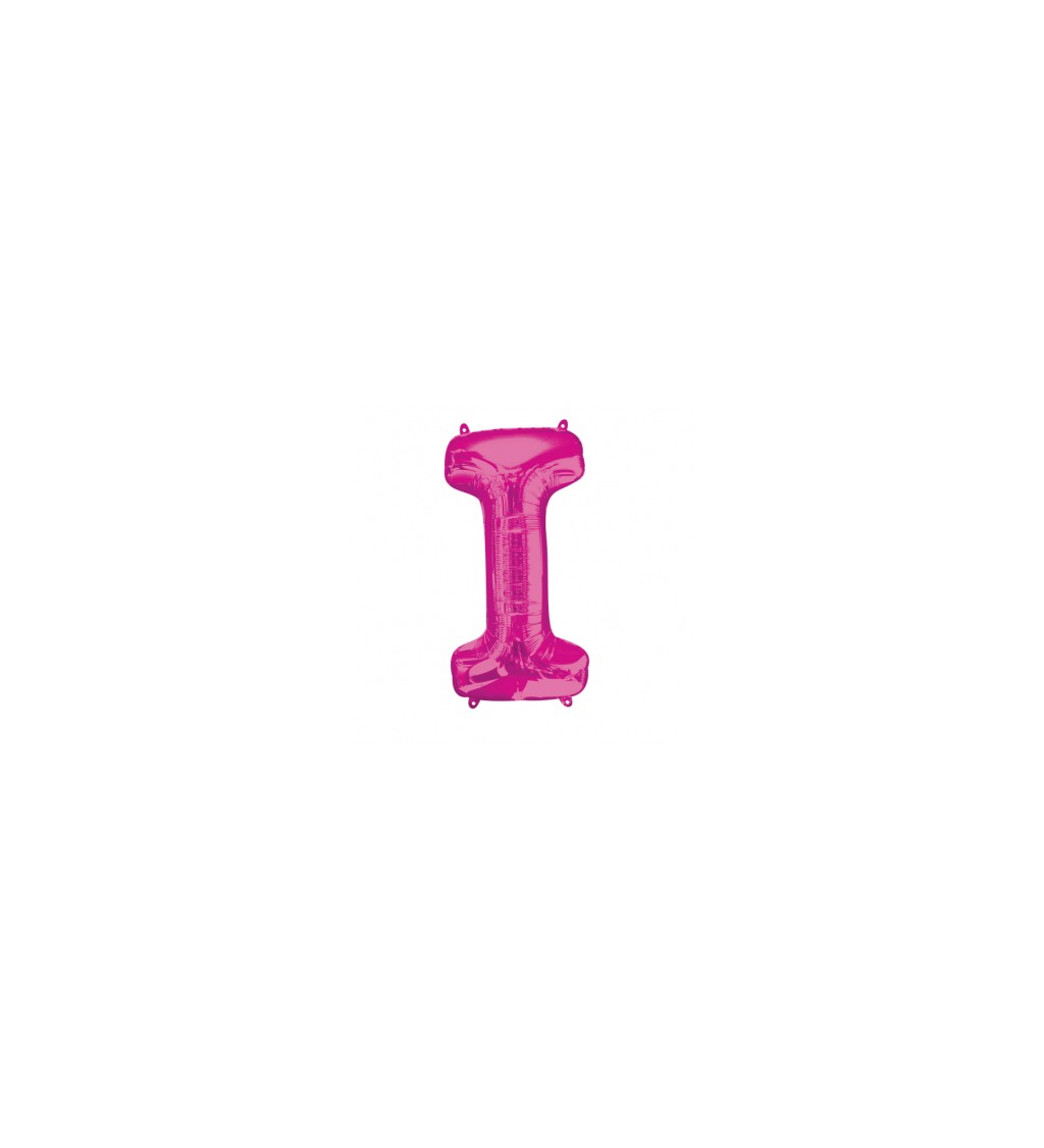 Balonek "I" - růžový
