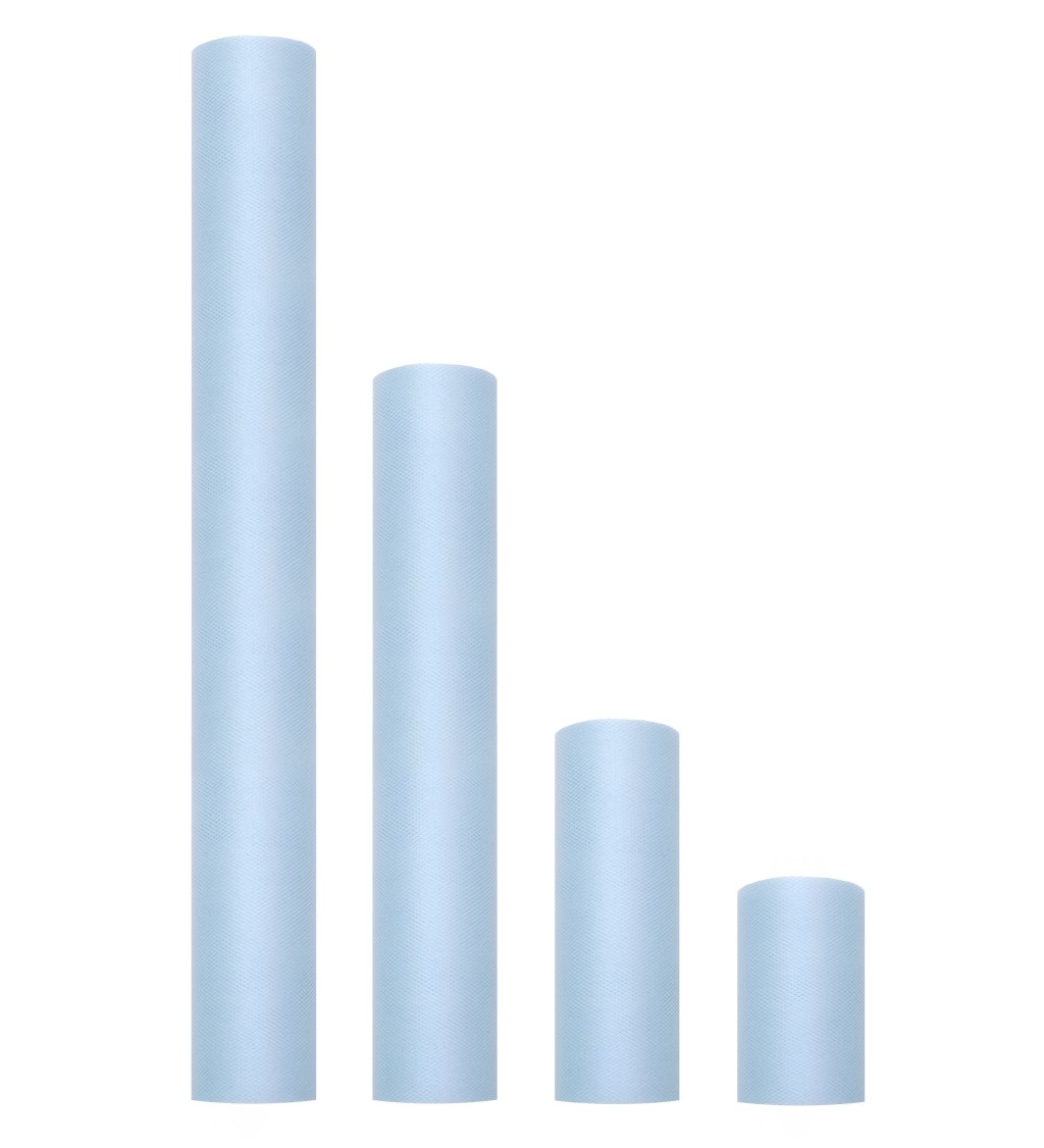 Dekorativní tyl - světle modrý (15cm)