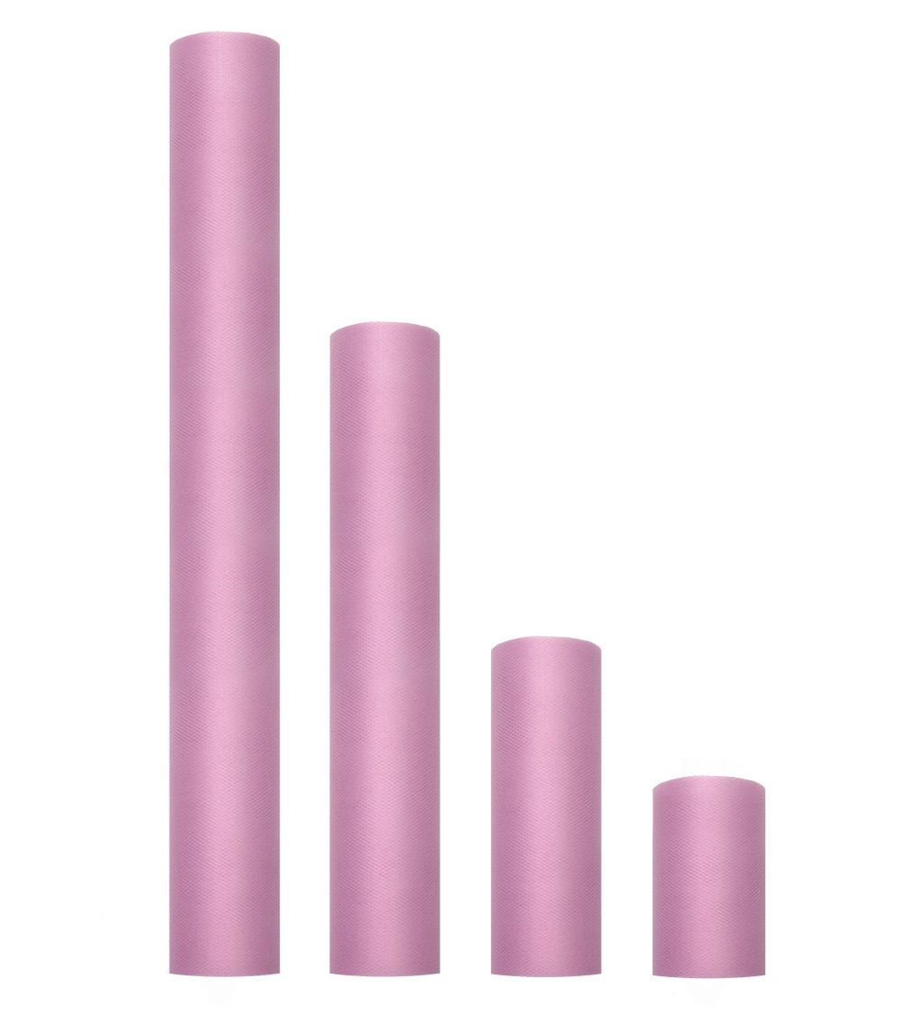 Dekorativní tyl - pudrově růžový (30cm)