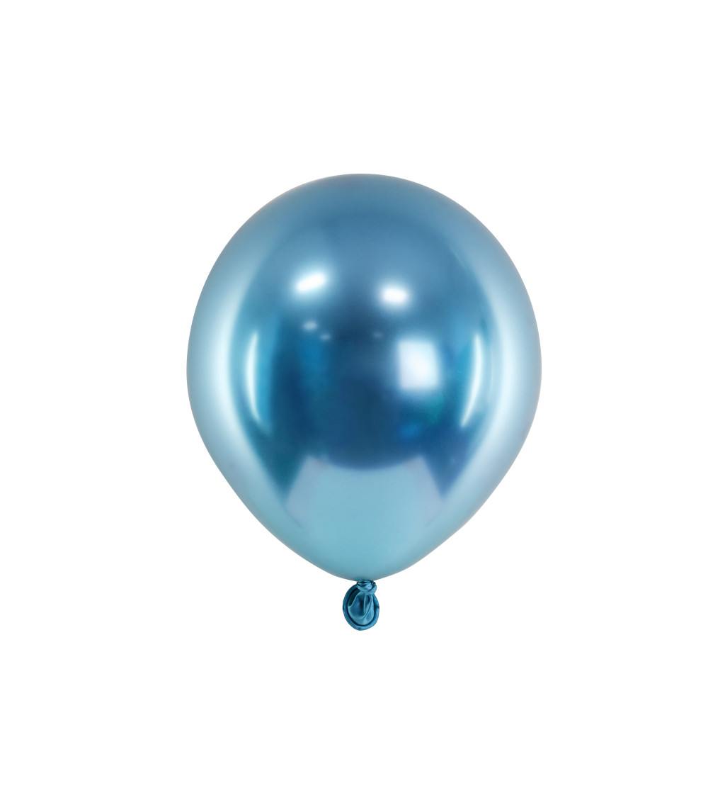 Sada 50 modrých balónků