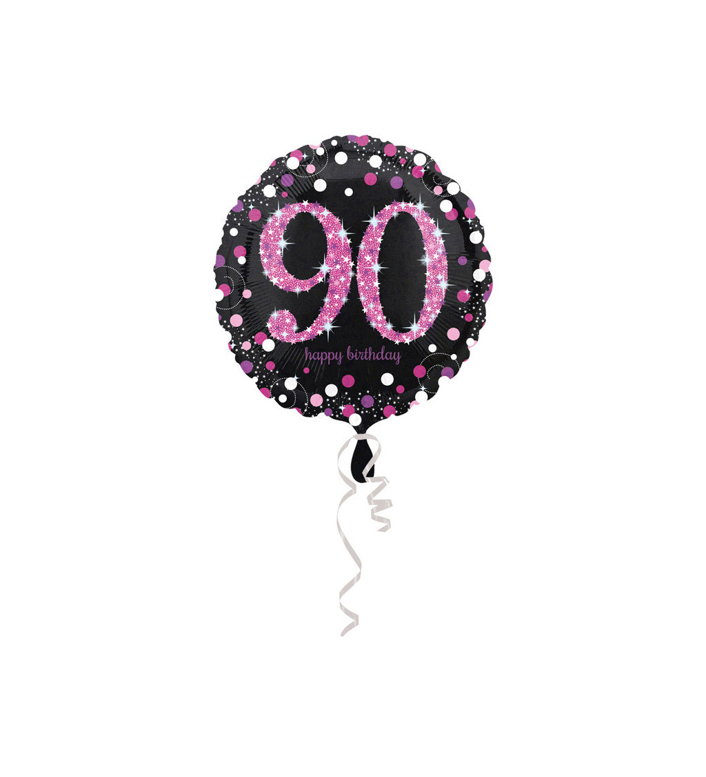 Fóliový balón s číslem 90
