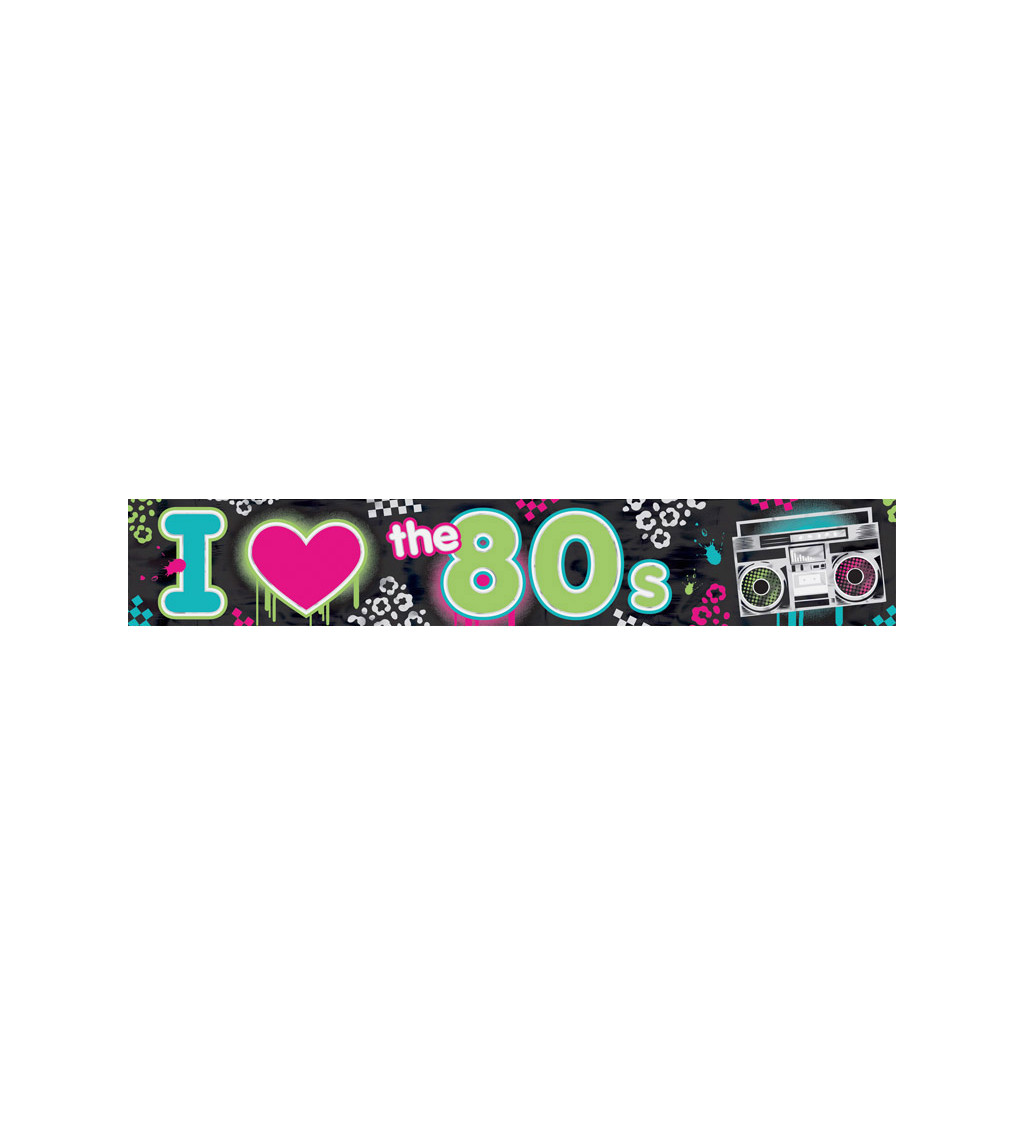 I love 80s - Banner